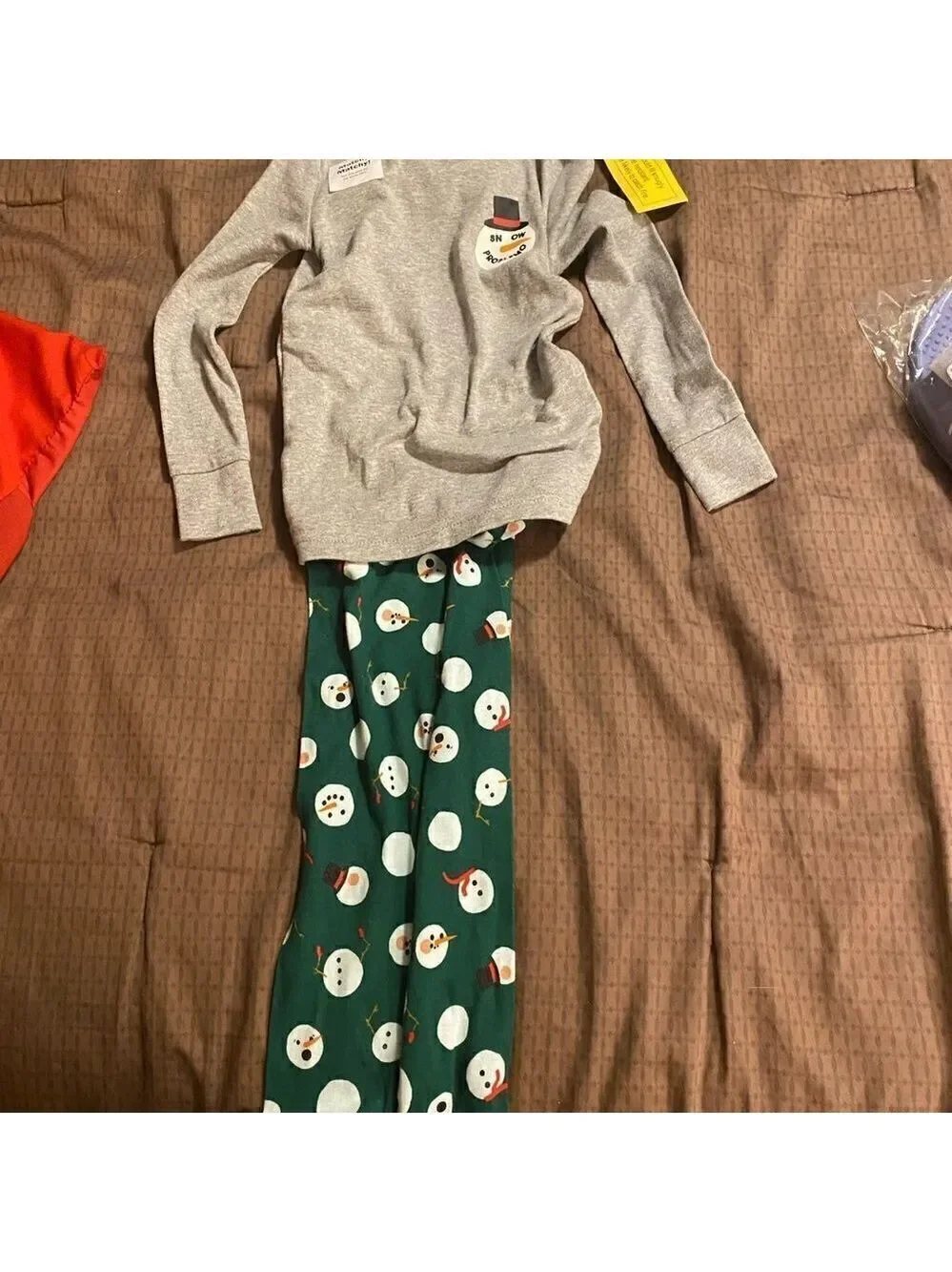 Snow man pjs